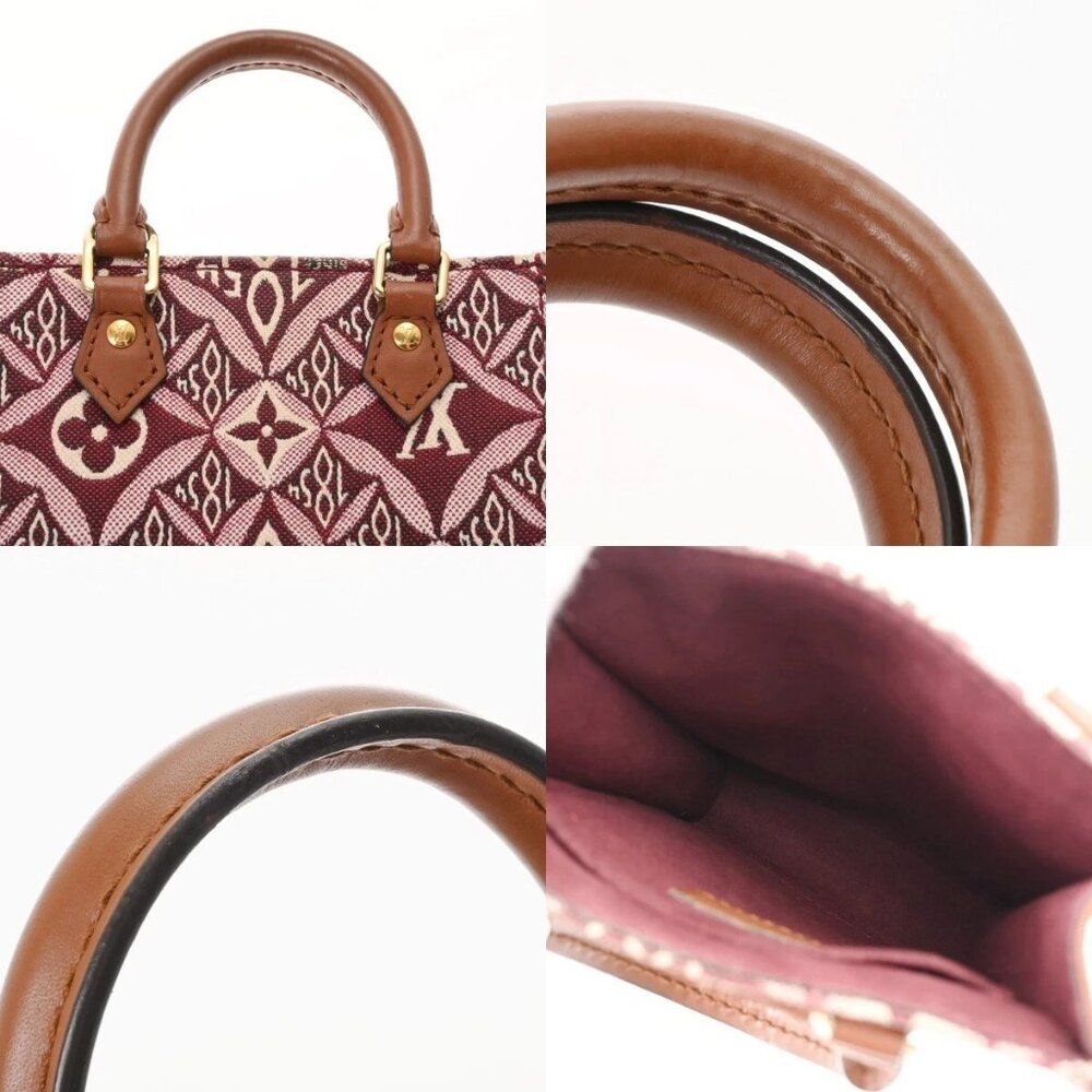 LOUIS VUITTON Monogram SINCE 1854 Petite Sac Plat 2WAY Bordeaux - Picture 14 of 15
